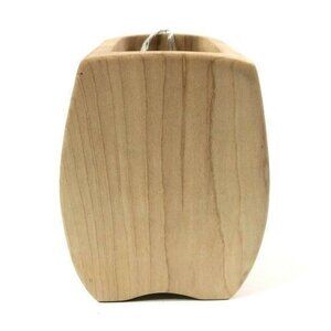 Williams Sonoma Littledeer Hand-Carved Maple Utensil Holder Paddle Stand